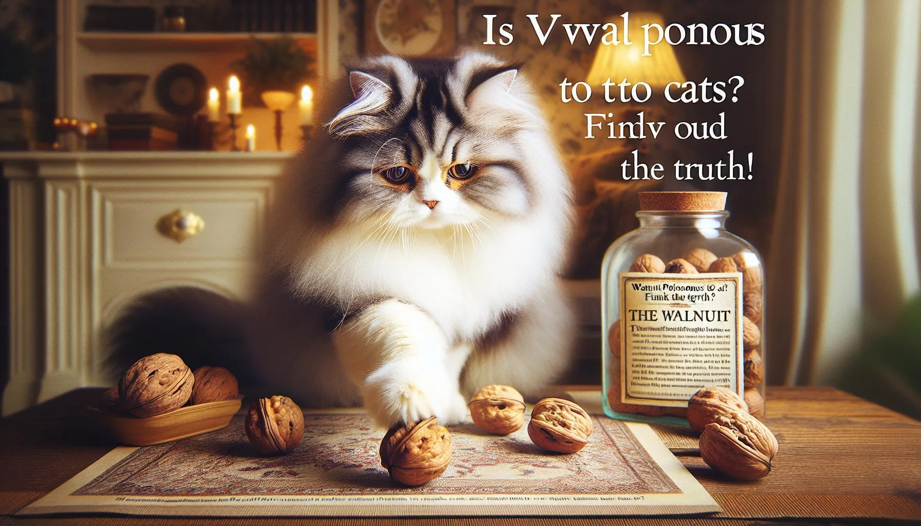 Je vlašský ořech pro kočku jedovatý? Zjistěte pravdu!