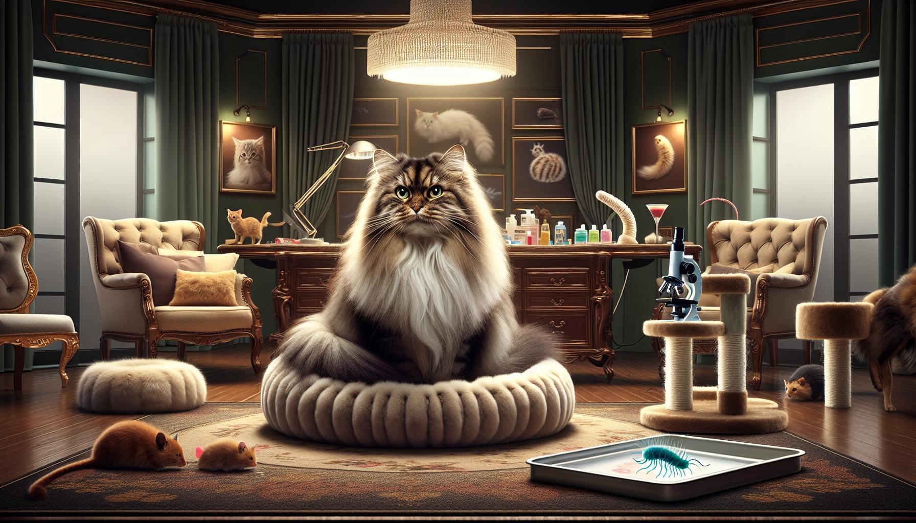 Parazit ve zvracení kočka: Jak identifikovat a řešit problém