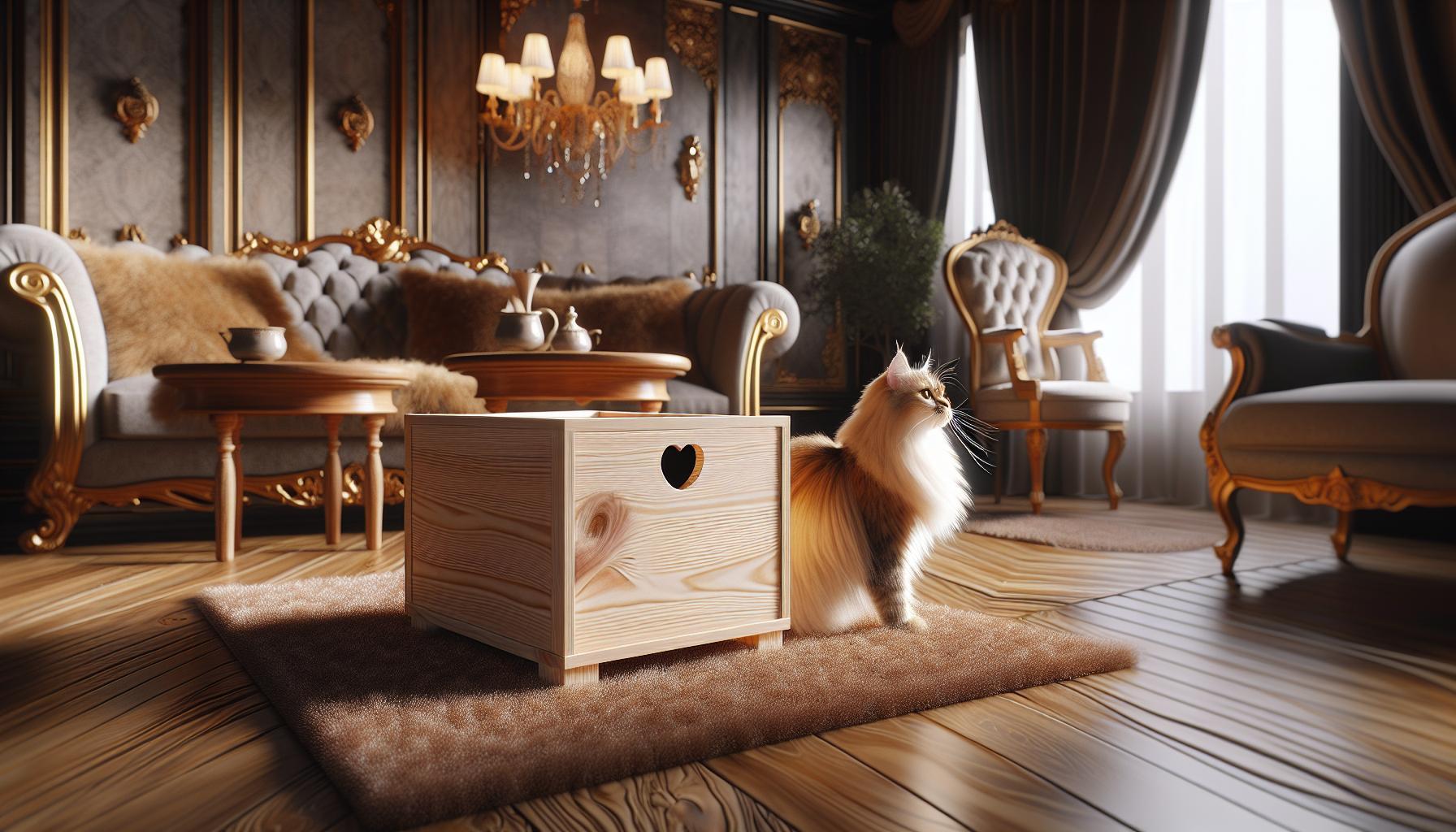 Nejlepší dřevěný kočičí záchod: Přírodní elegance pro váš domov