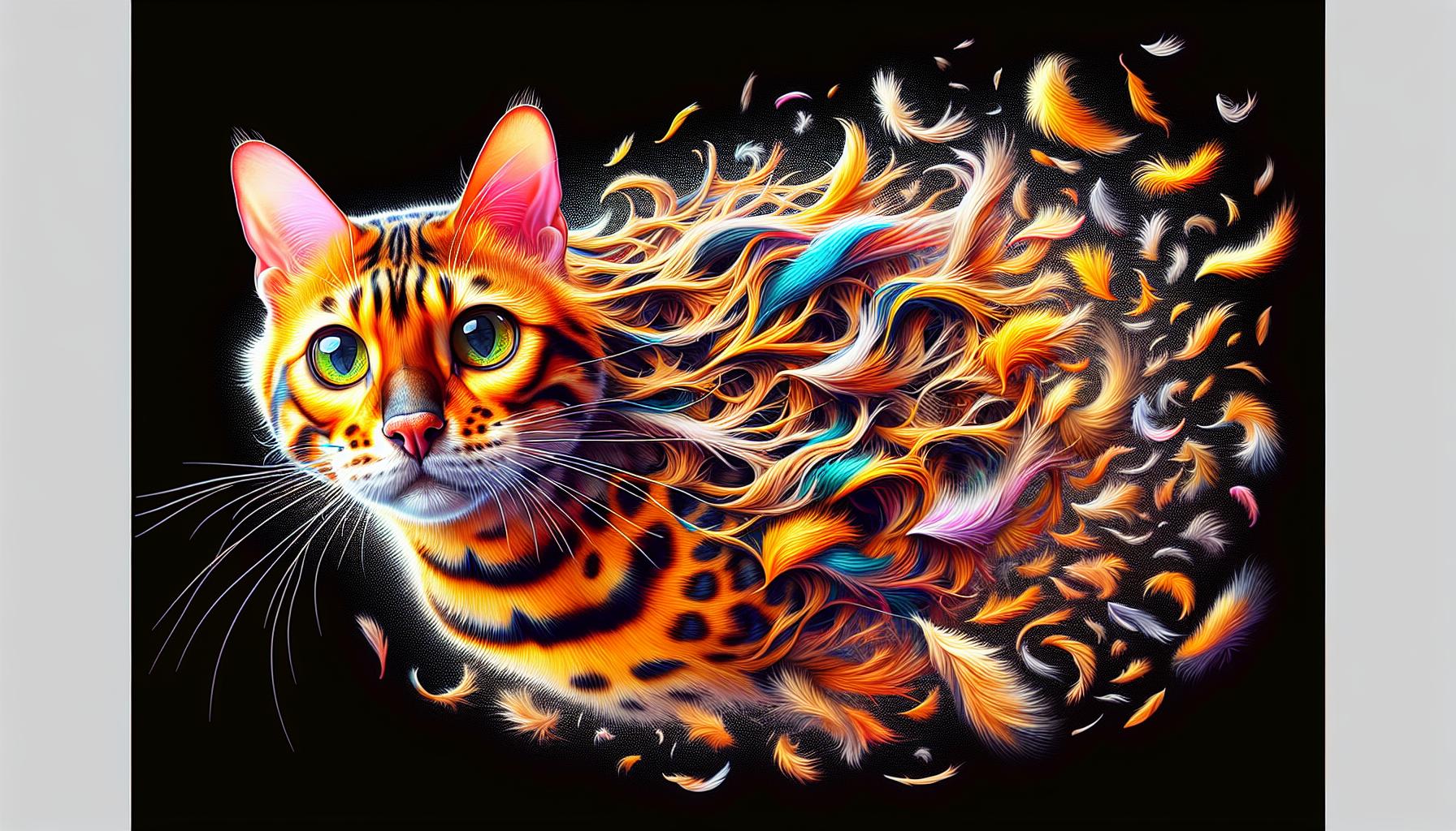 Bengálská kočka a línání srsti