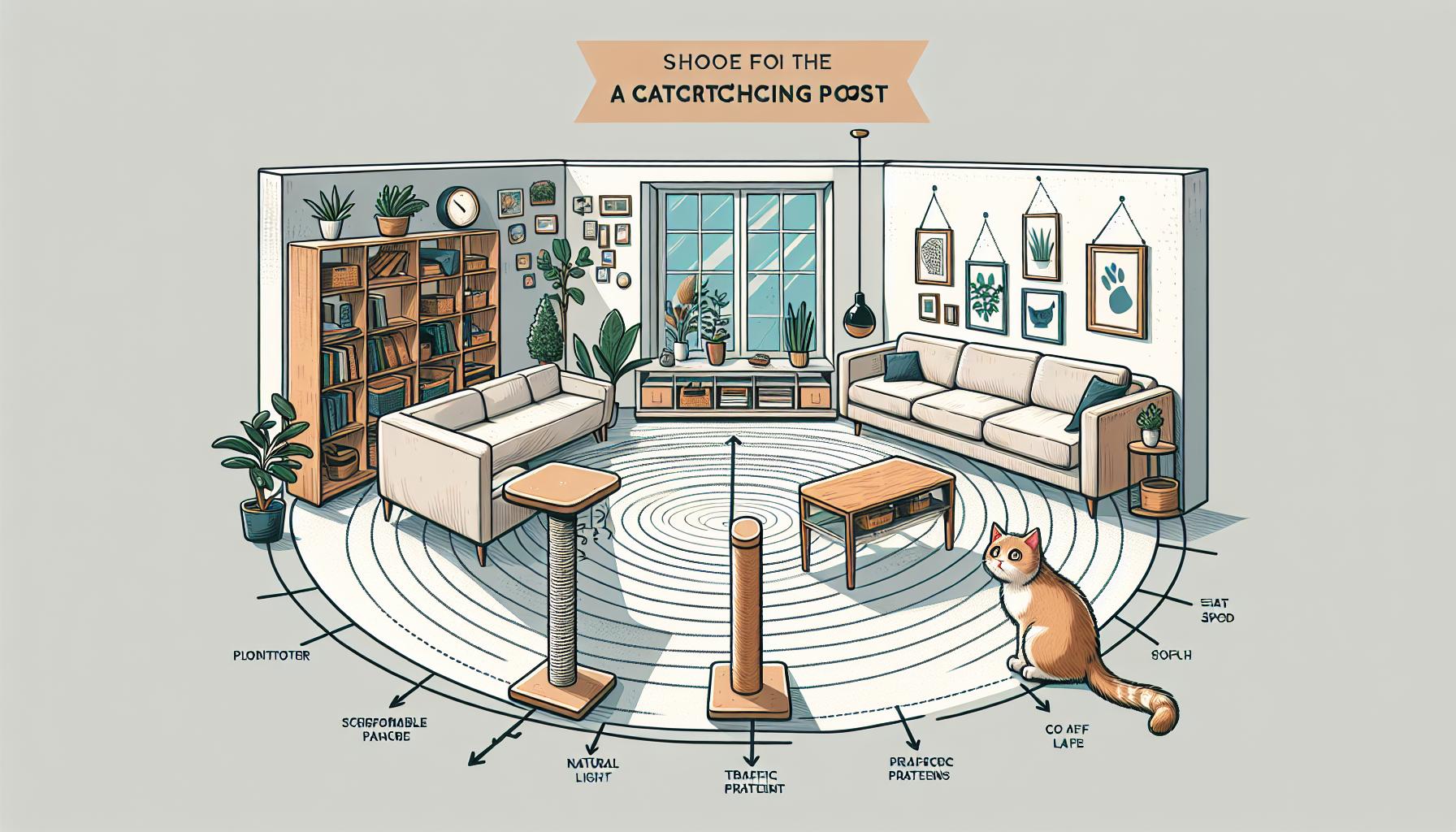 Jak vybrat ideální místo pro škrabadlo