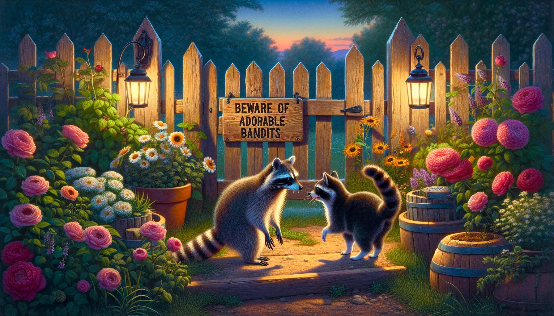 Mývalí kočka a bezpečnost na zahradě