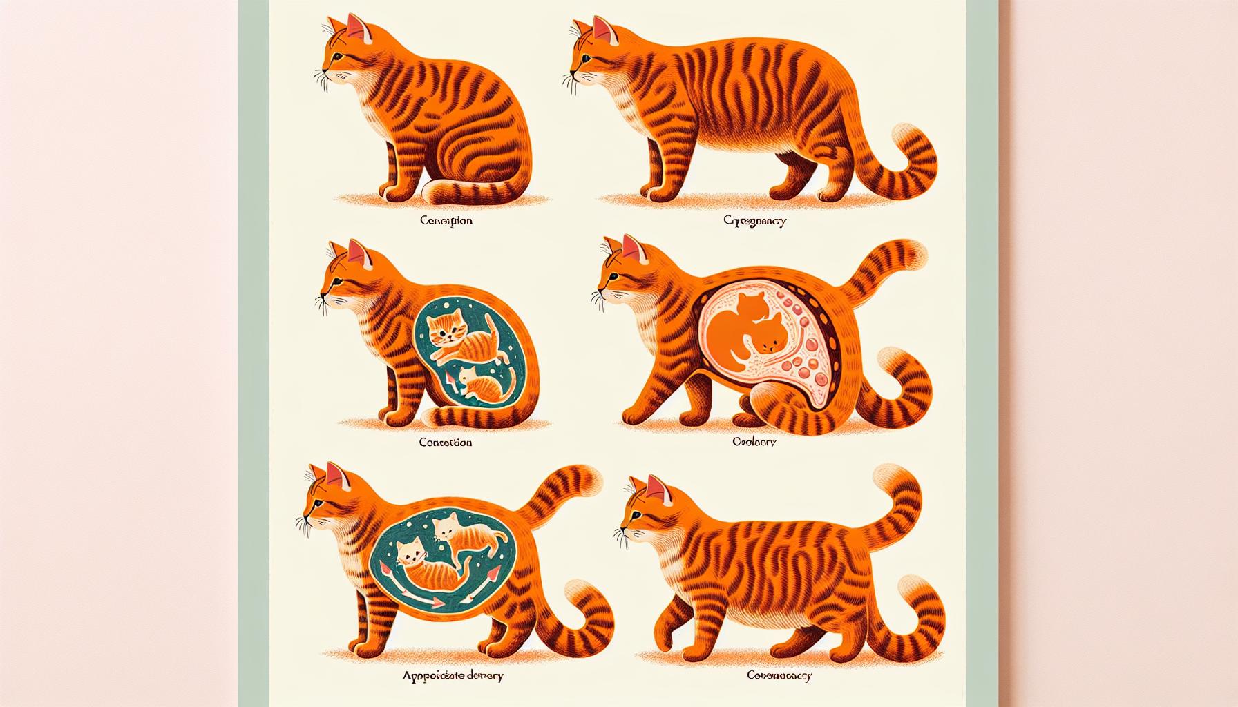 Fáze březosti u domácích koček