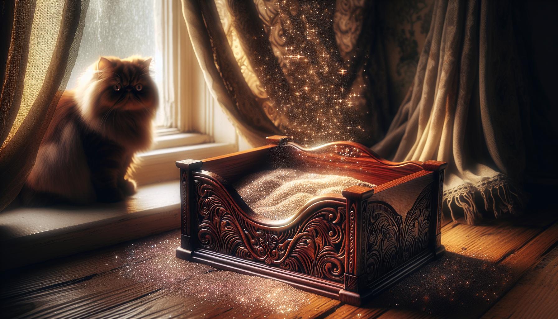 Objevte kouzlo dřevěného kočičího záchodu