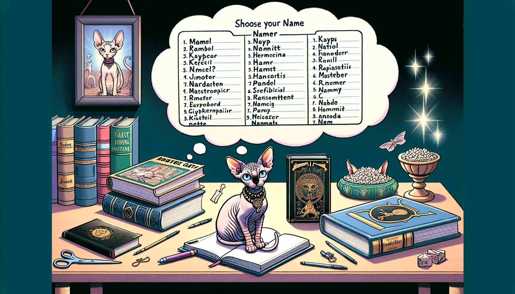 Jak vybrat ideální jméno pro sphynxe