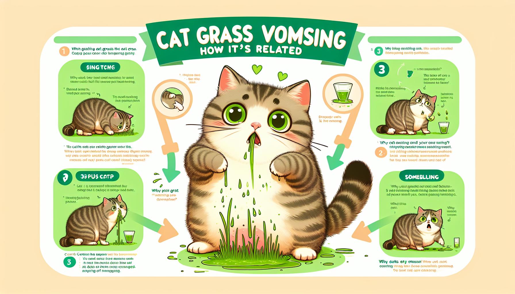 Kočka tráva zvracení: Proč se to děje a co s tím 2 Kočka tráva zvracení: Jak to souvisí
