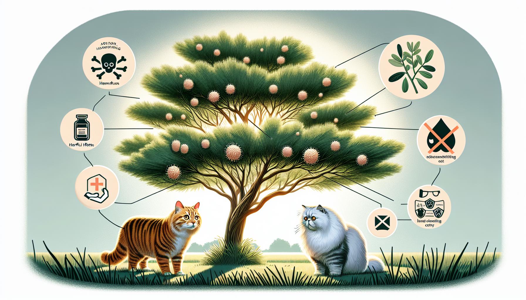 Cypřišek jedovatý a zdraví koček