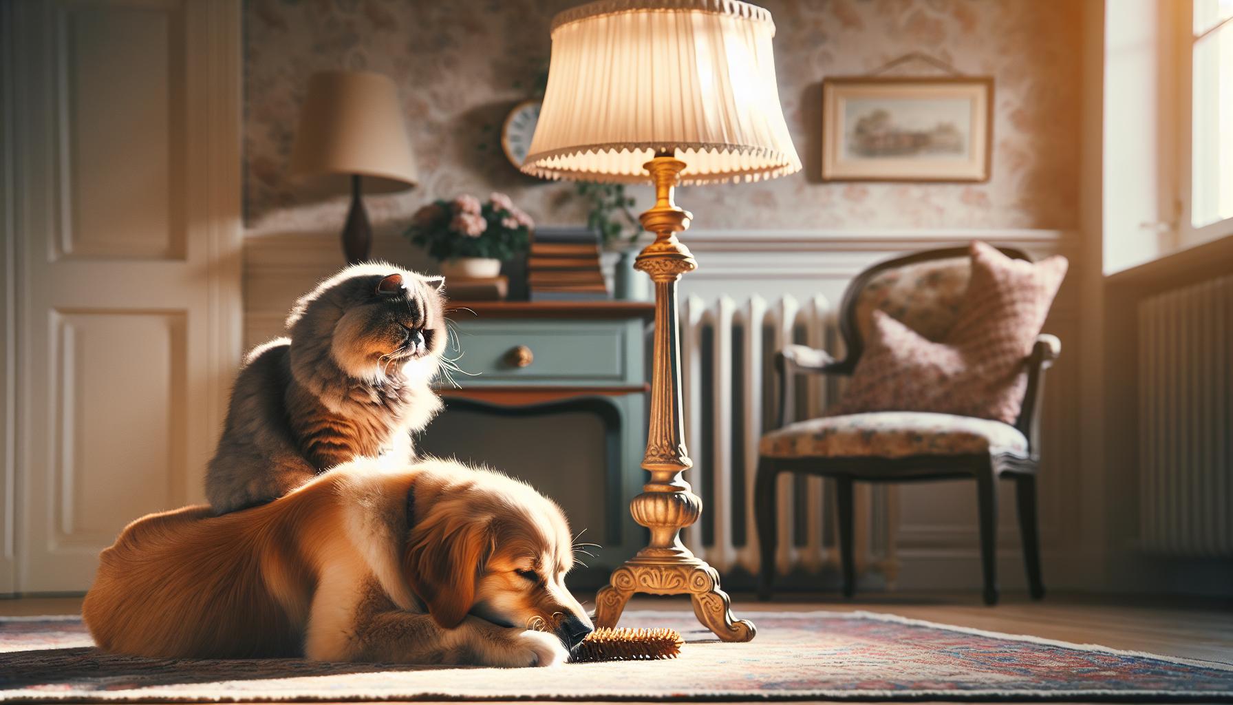 Harmonické soužití kočky a psa