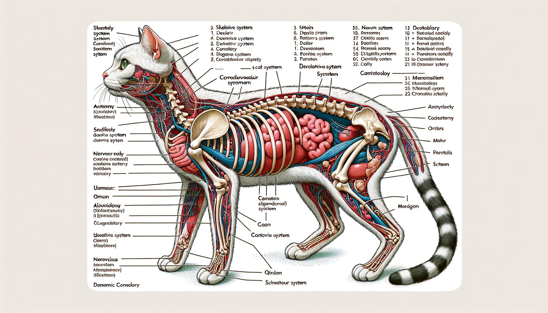 Anatomie kočky domácí a její funkce