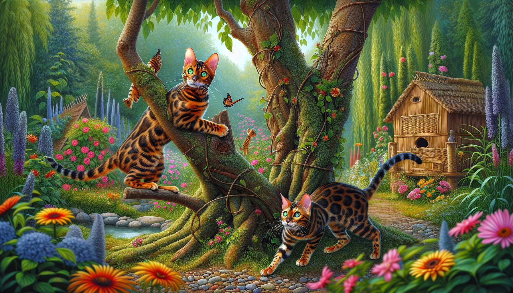 Bengálské kočky a venkovní chov