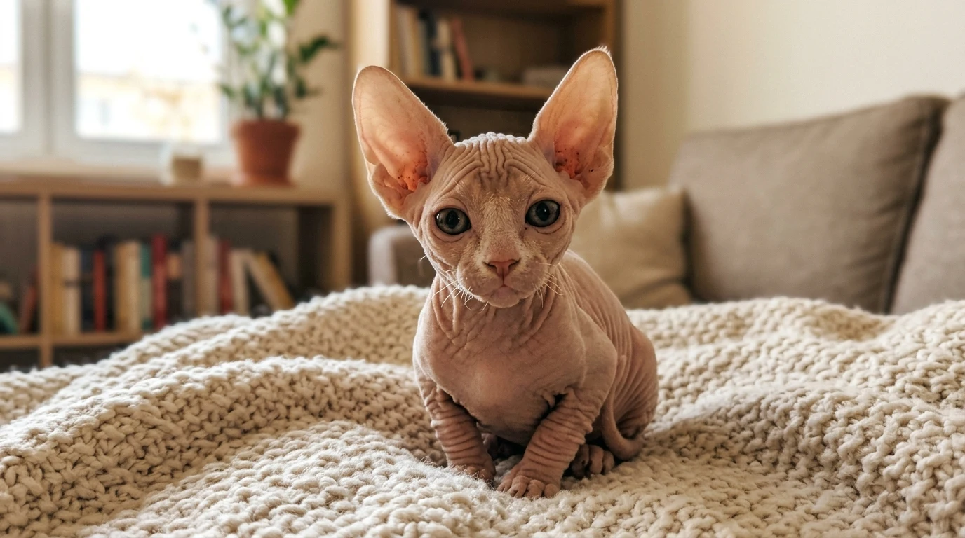 Kotě Sphynx: Kompletní průvodce péčí, krmením a výchovou bezsrstého koťátka 8 Kotě Sphynx: Kompletní průvodce péčí, krmením a výchovou bezsrstého koťátka